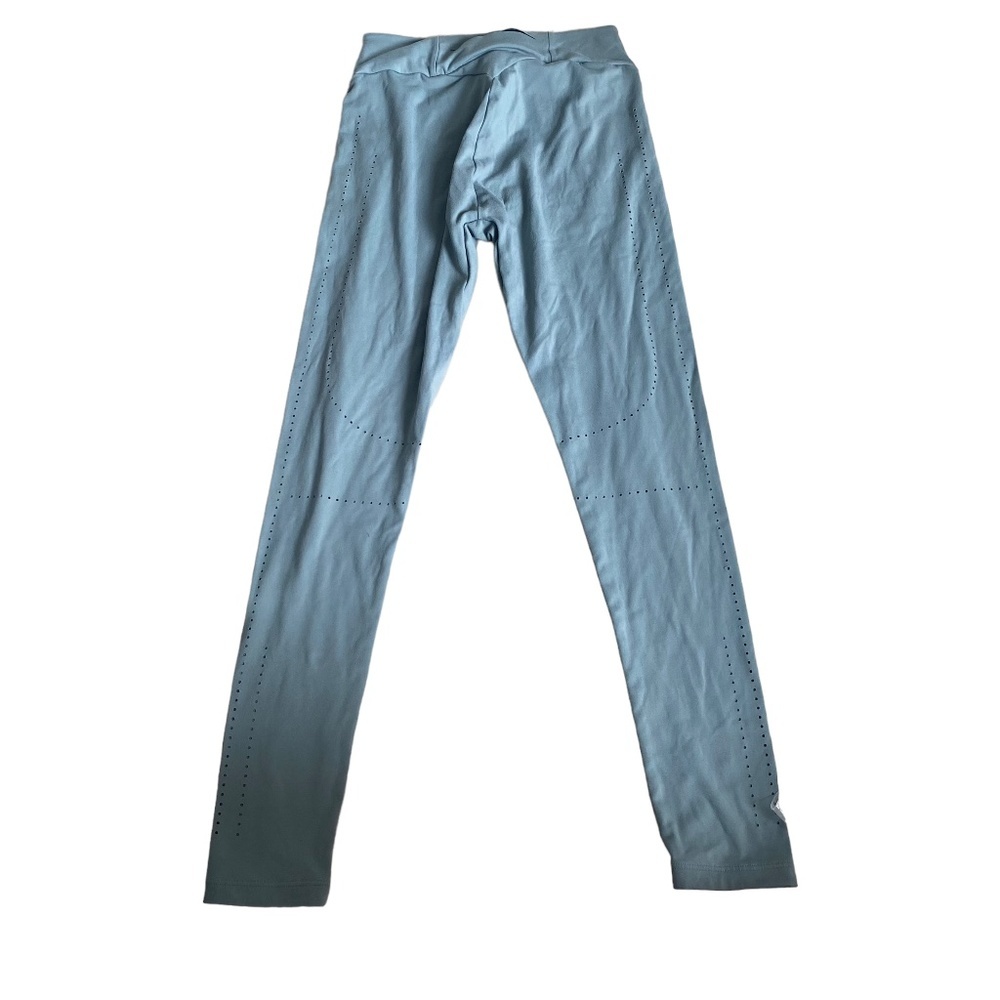 Gymshark Laser Cut Tights BLUE gray smooth airbrush effect size M medium - Picture 2 of 12